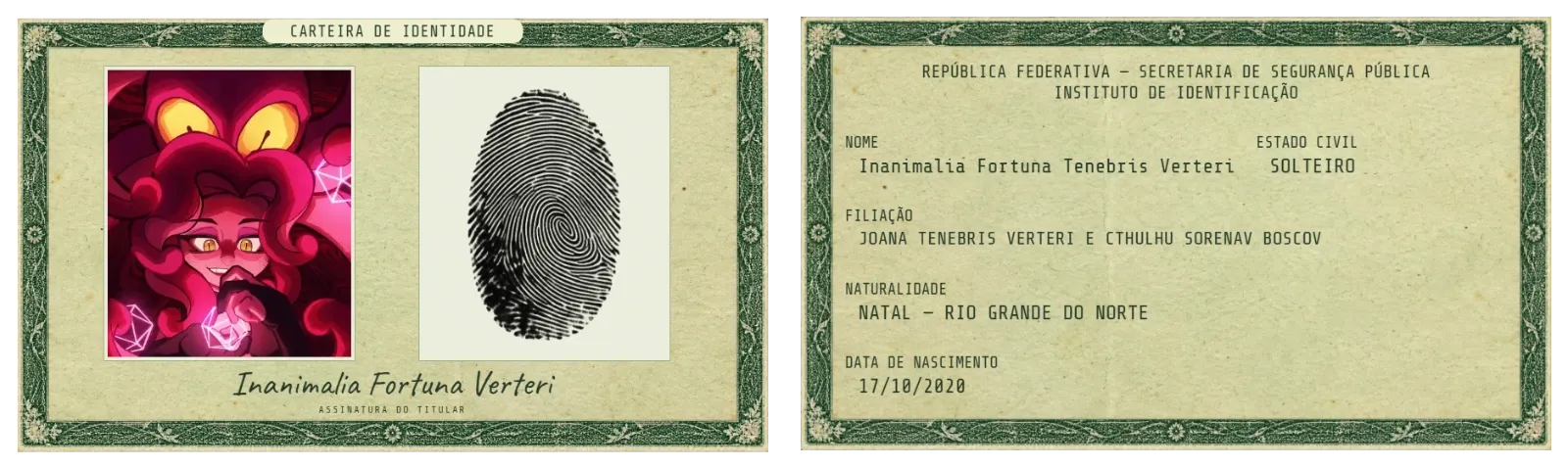 Carteira de Identidade