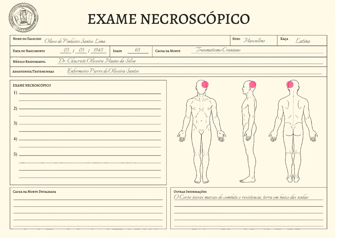 Exame Necroscópico