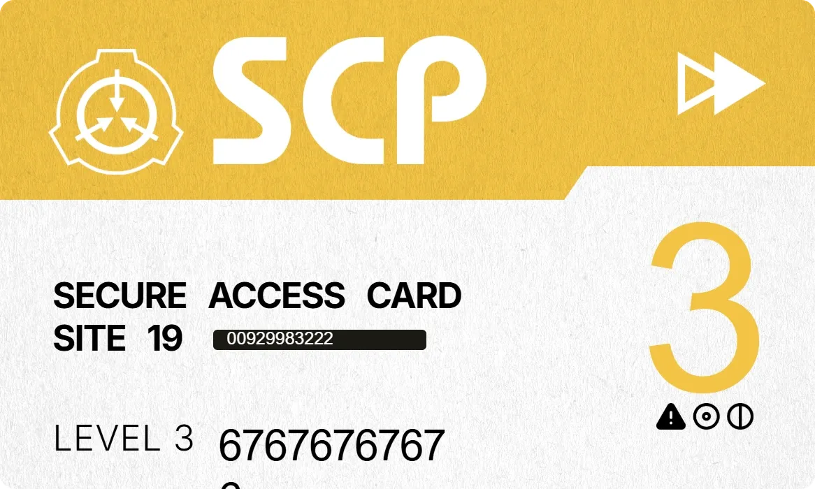 SCP access card