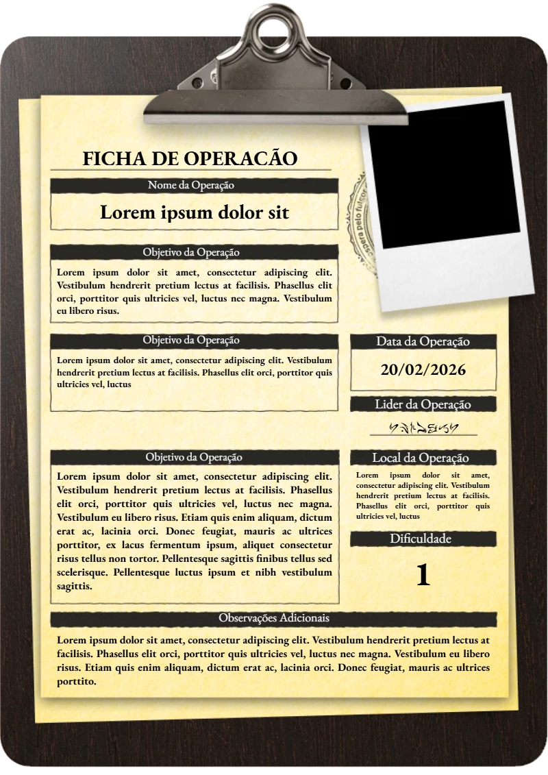 Ficha de Operações 2