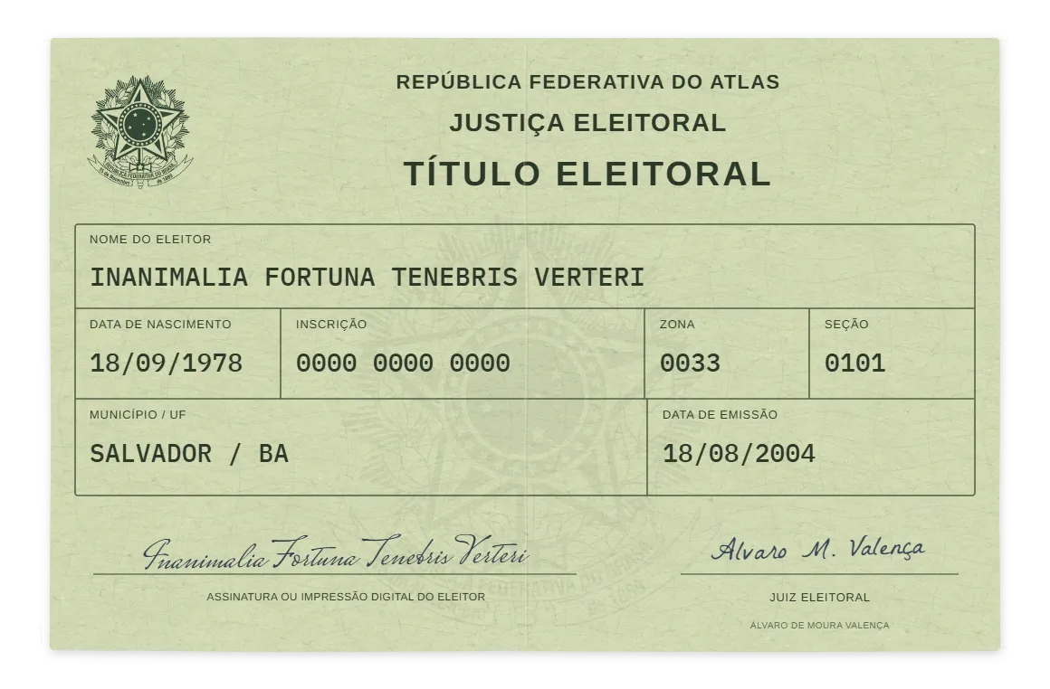 Titulo de Eleitor